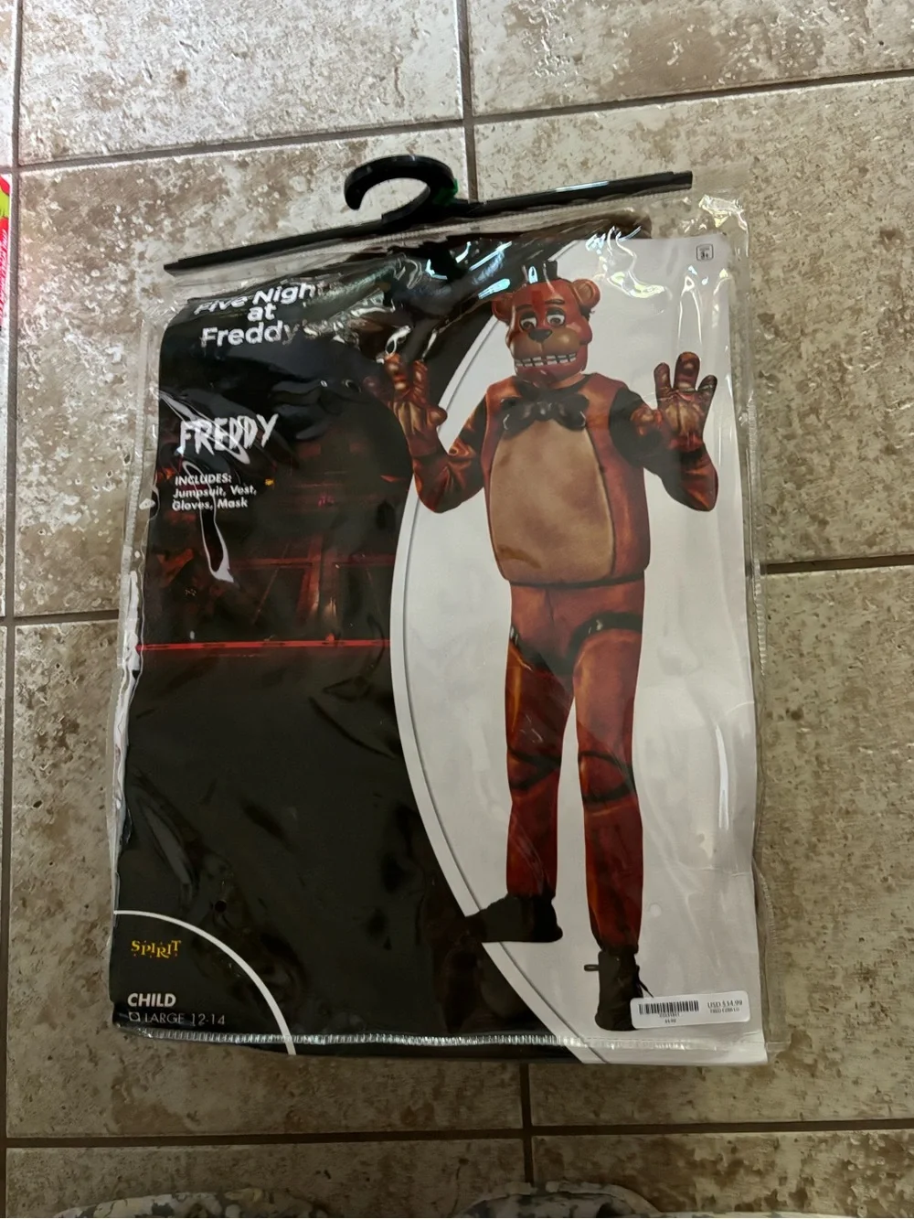 Spirit Five Nights at Freddy's Freddy Costume - Brown, Black